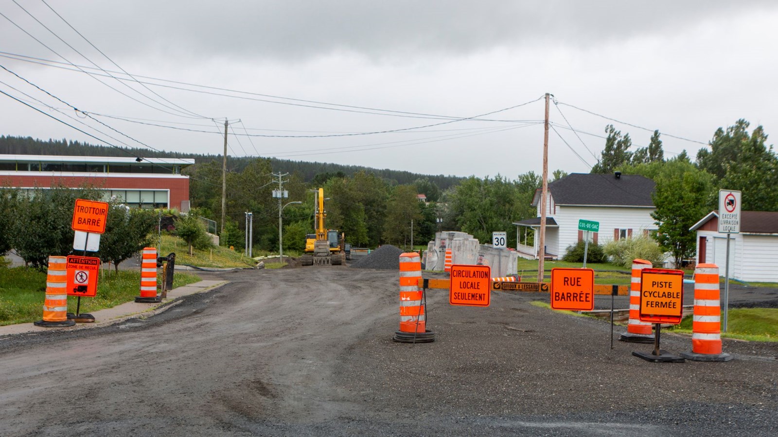 Réfection de la première avenue: le chantier progresse très bien