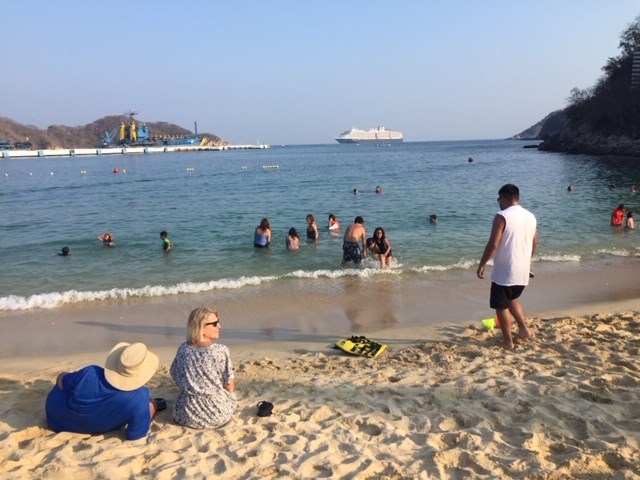 Plage de Huatulco au Mexique