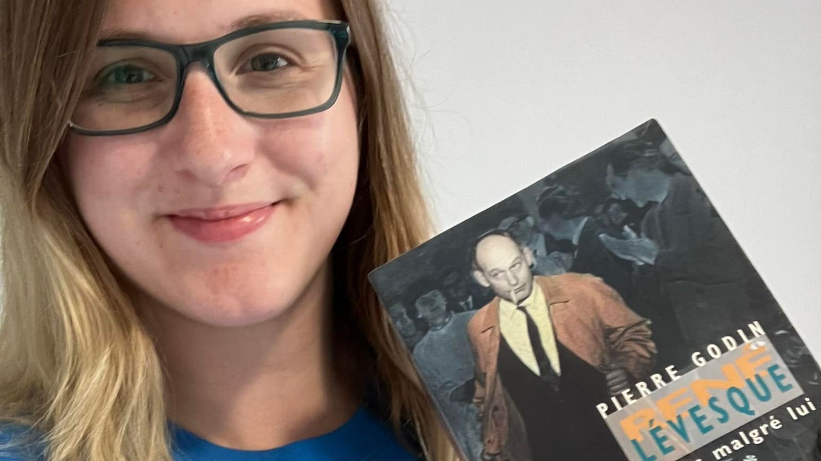 Paméla Lavoie-Savard, qui portera les couleurs du PQ dans Beauce-Nord, considère que l'ancien premier ministre du Québec, René Lévesque, est un « grand héros québécois ».