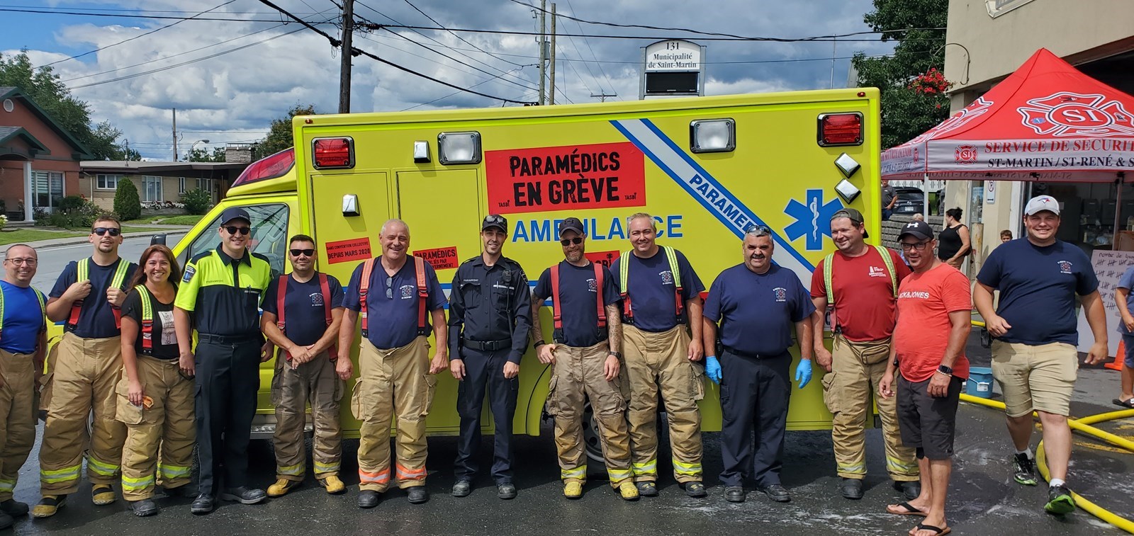 Les lave-autos de pompiers permettent de soutenir d'importants projets
