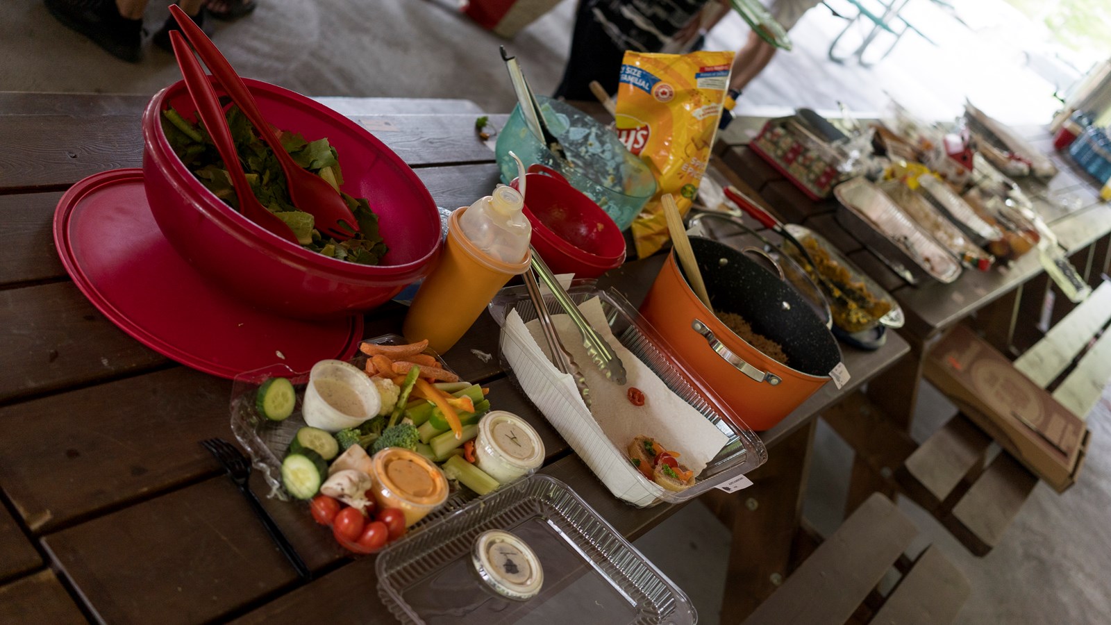 Un repas interculturel réussi aux Sept Chutes