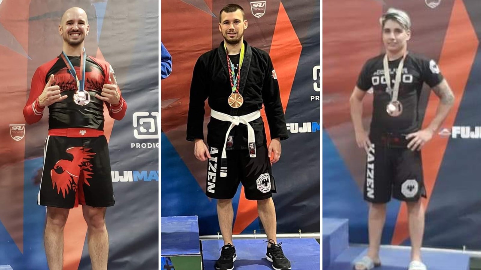 Médaille de bronze: Olivier Frappier (2), Kevin Rancourt et Robin Gonzalez-Villegas.