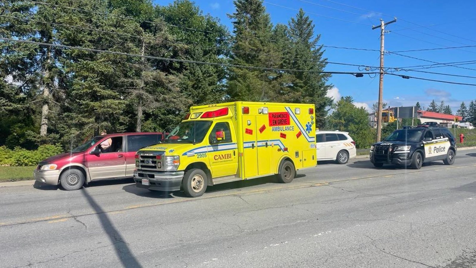 Cycliste frappé sur le boulevard Dionne