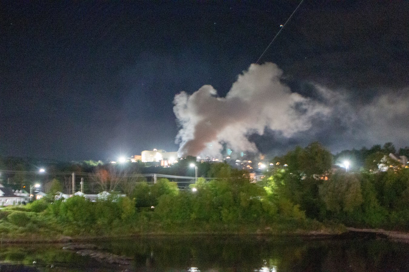 Un feu à ciel ouvert illégal à Beauceville