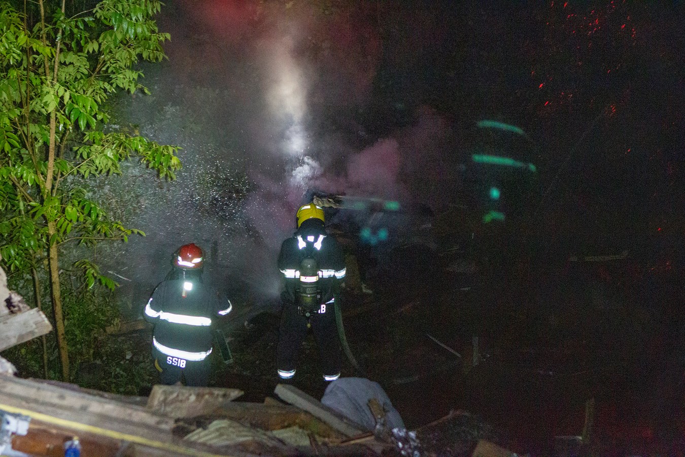 Un feu à ciel ouvert illégal à Beauceville