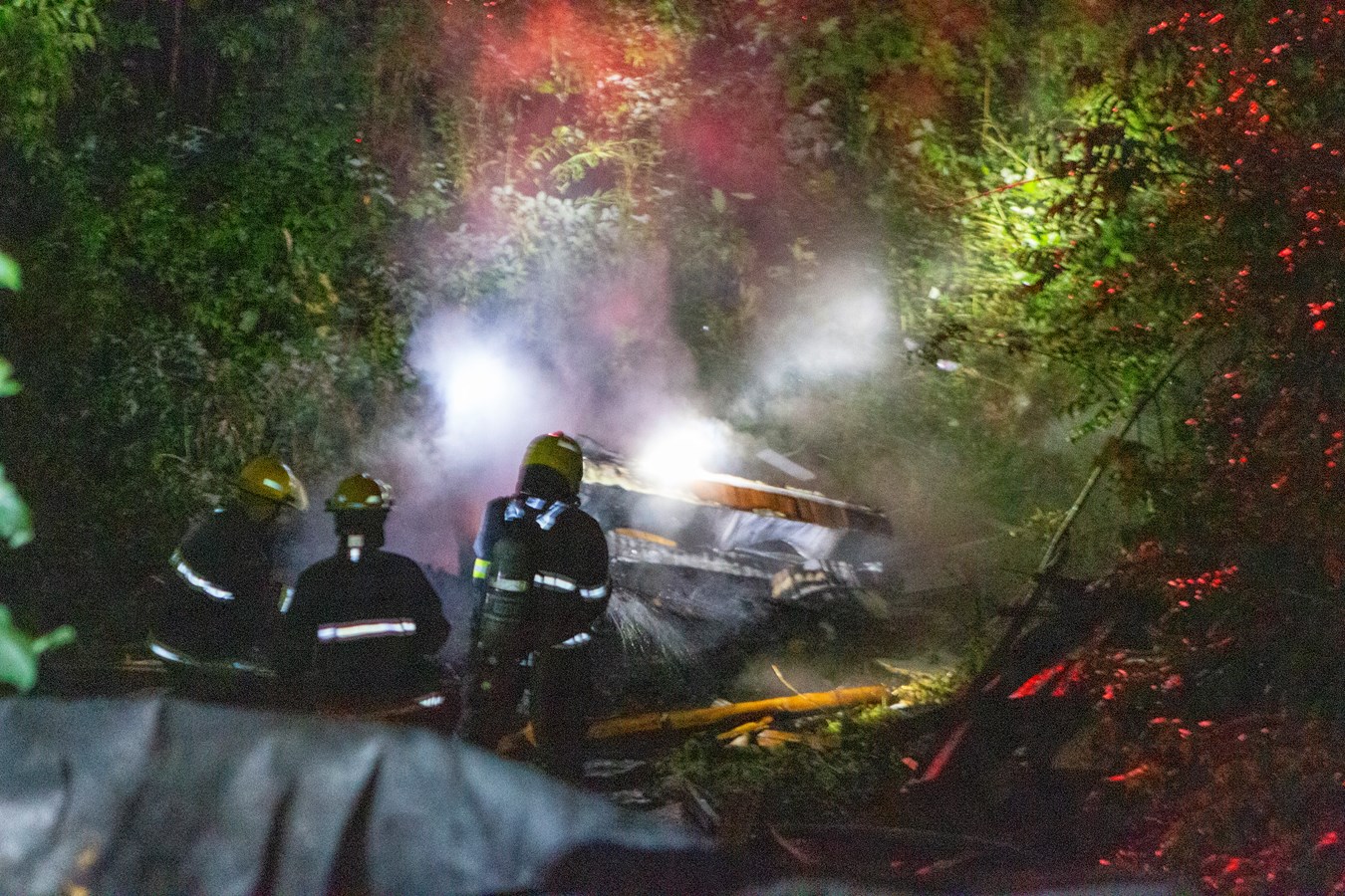 Un feu à ciel ouvert illégal à Beauceville