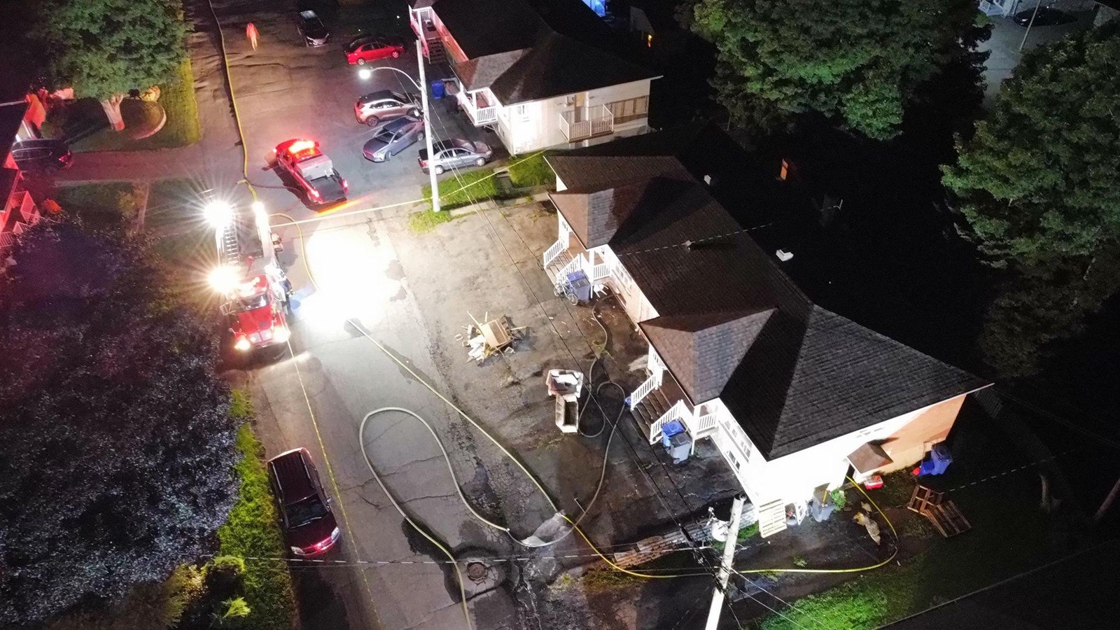 Feu de logements à Beauceville