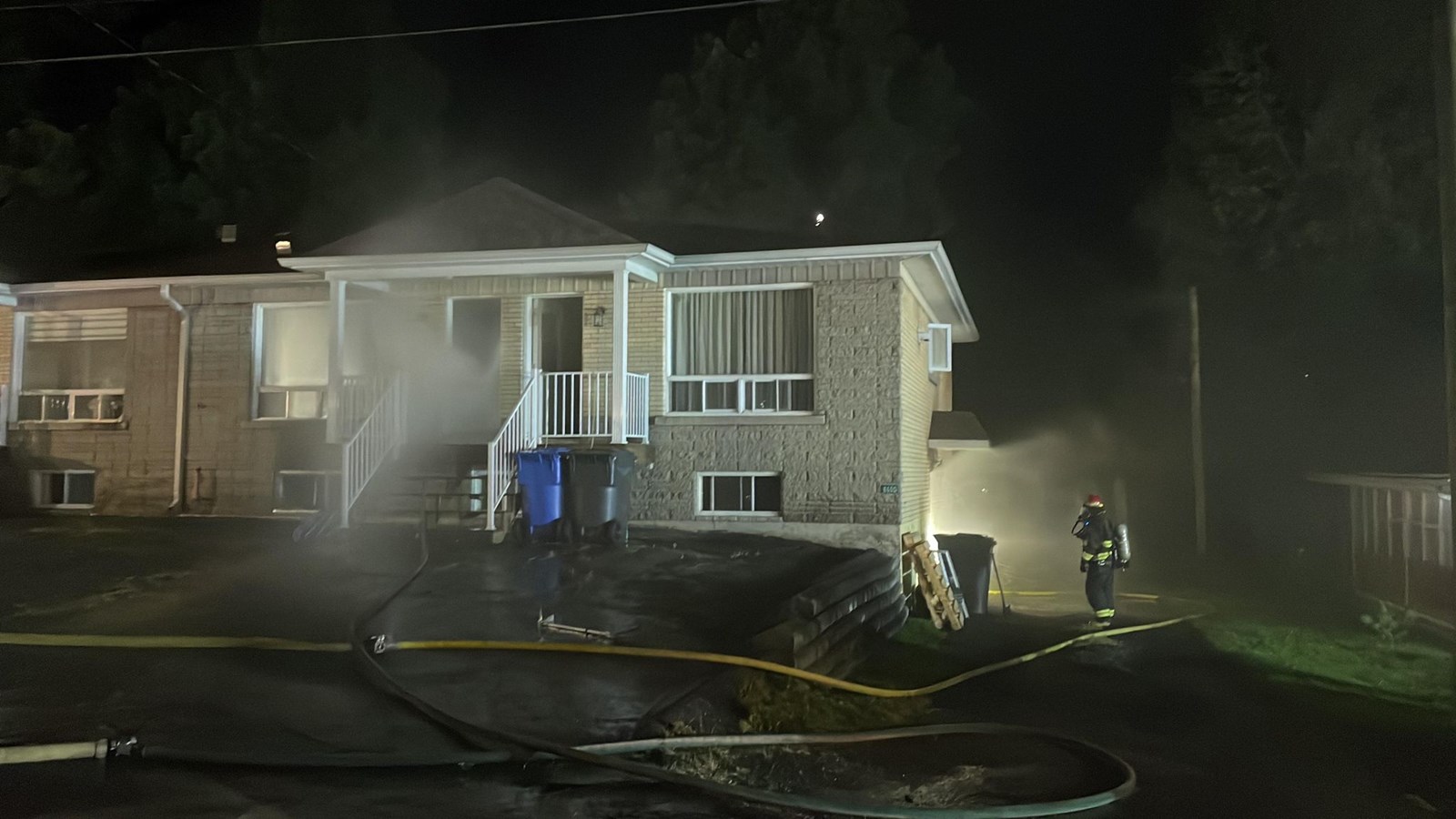 Feu de logements à Beauceville