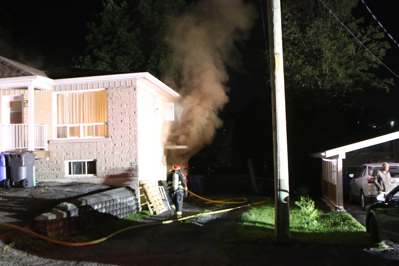 Feu de logements à Beauceville
