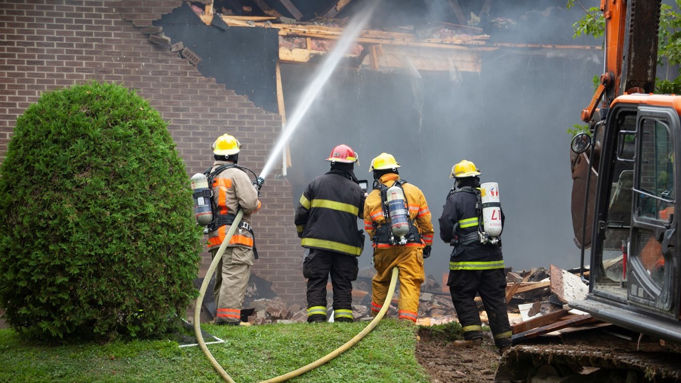 Le presbytère de Saint-Benoit-Labre détruit par les flammes