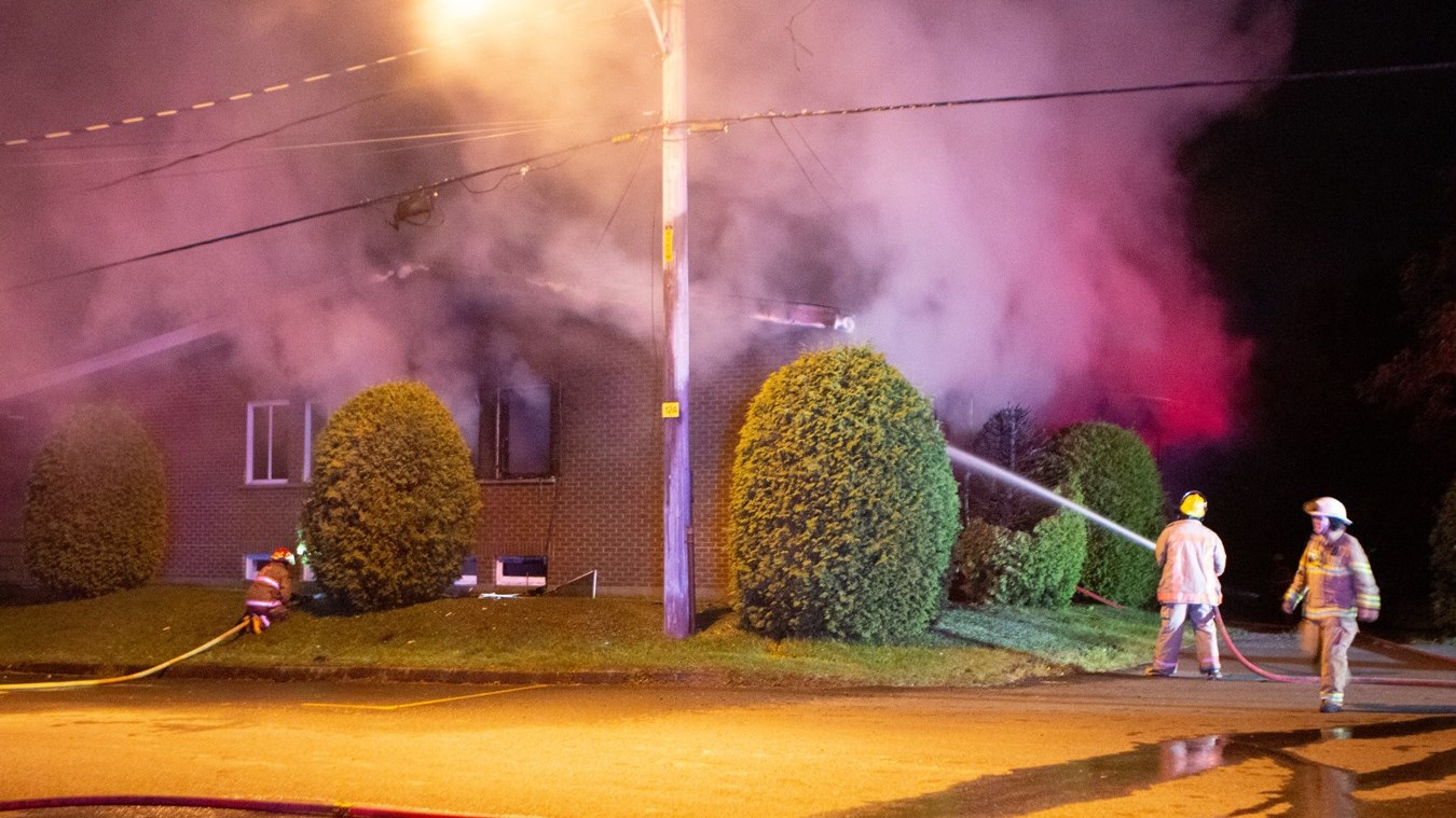 Le presbytère de Saint-Benoit-Labre détruit par les flammes