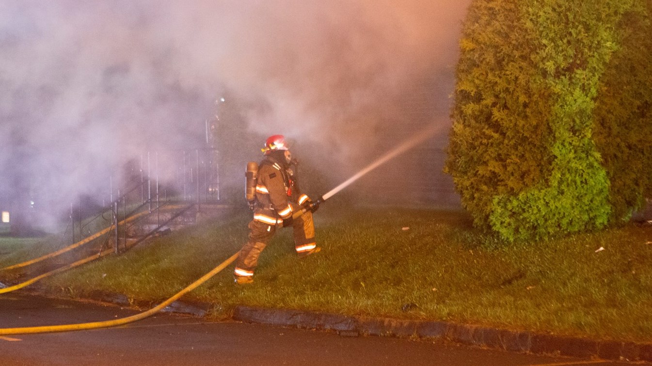 Le presbytère de Saint-Benoit-Labre détruit par les flammes