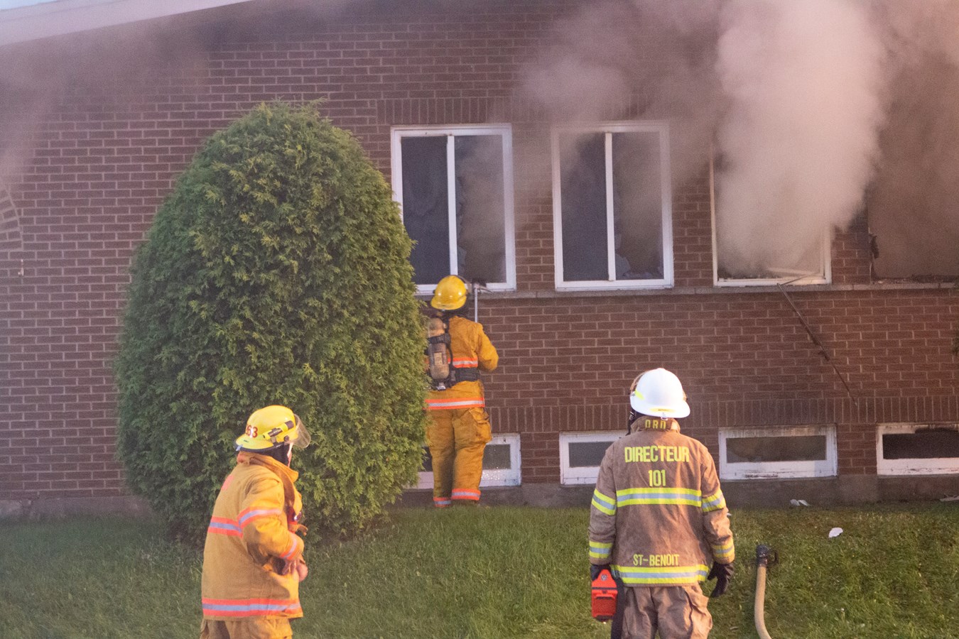 Le presbytère de Saint-Benoit-Labre détruit par les flammes
