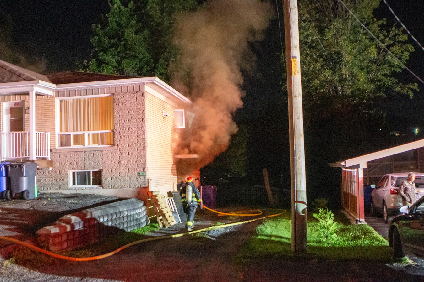 Incendie à Beauceville: 10 locataires délogés