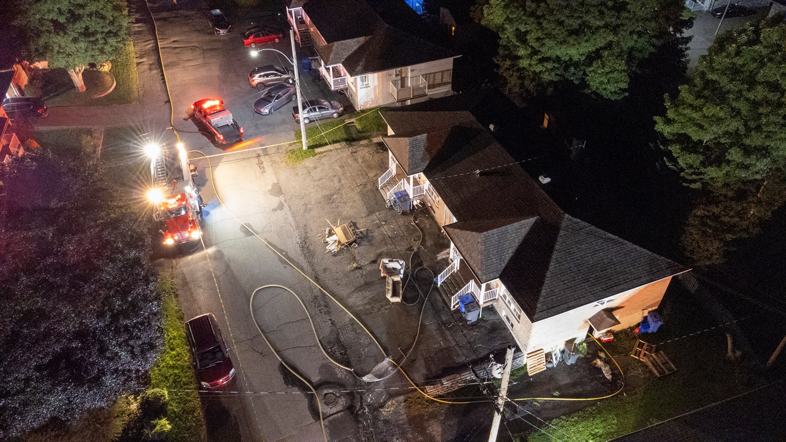 Incendie à Beauceville: 10 locataires délogés