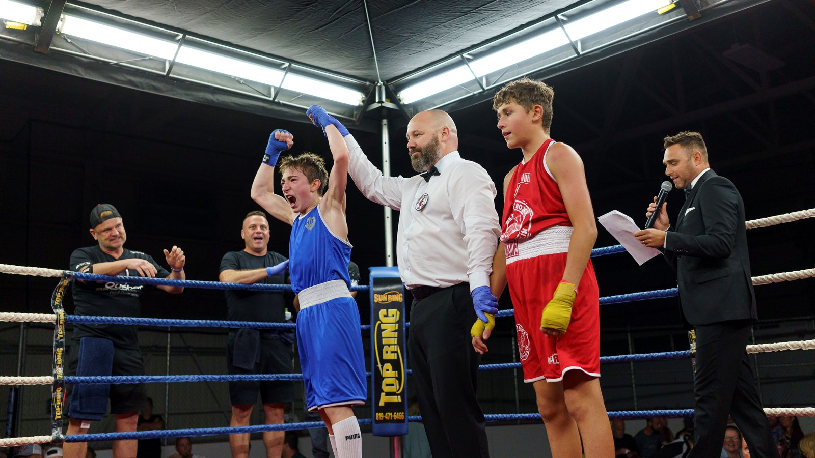 Un gala de boxe réussit à Saint-Zacharie