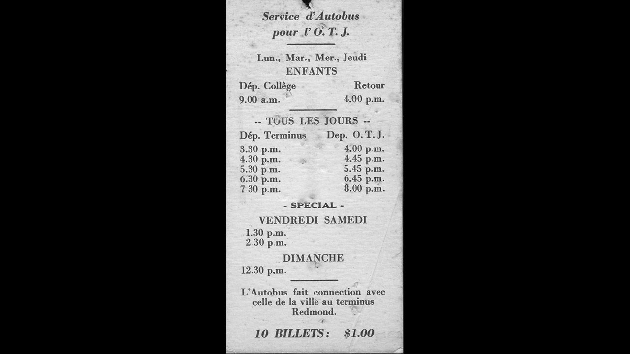 Un service d'autobus à Saint-Georges... autrefois