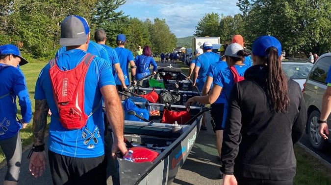 L'équipe de canotage Drakkar de Beauce contente de reprendre du service