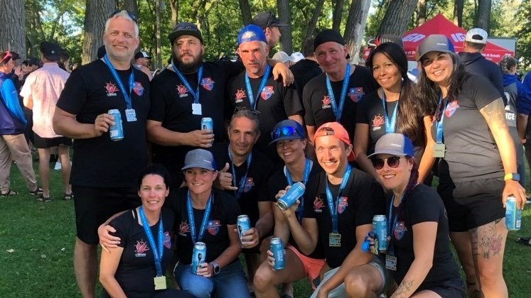 L'équipe de canotage Drakkar de Beauce contente de reprendre du service
