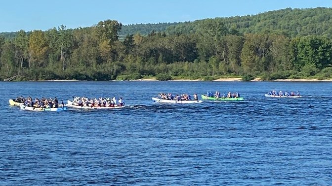 L'équipe de canotage Drakkar de Beauce contente de reprendre du service