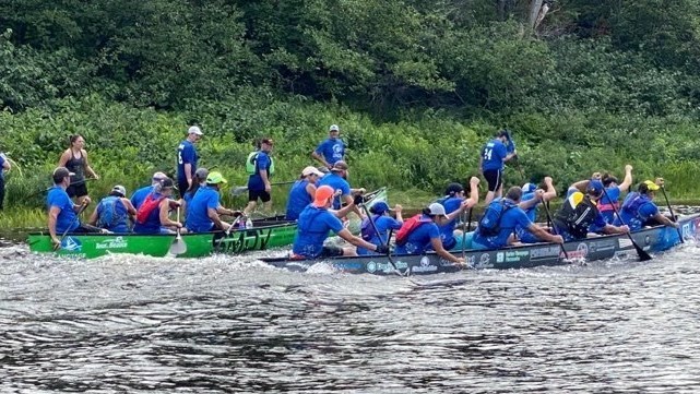 L'équipe de canotage Drakkar de Beauce contente de reprendre du service