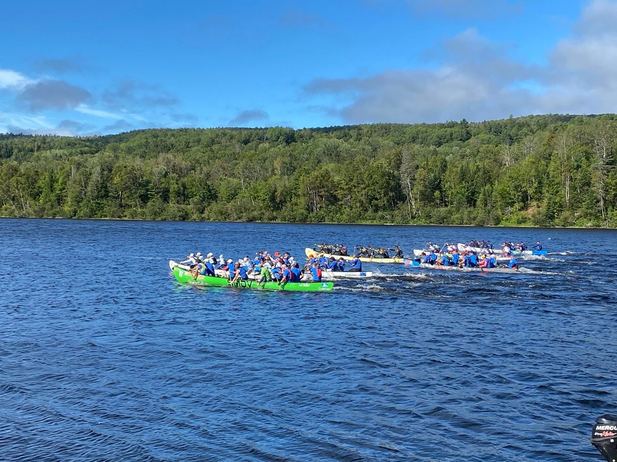 L'équipe de canotage Drakkar de Beauce contente de reprendre du service