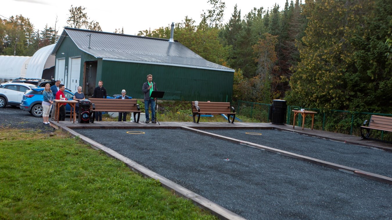 Saint-Simon-les-Mines inaugure ses nouveaux terrains de pétanque