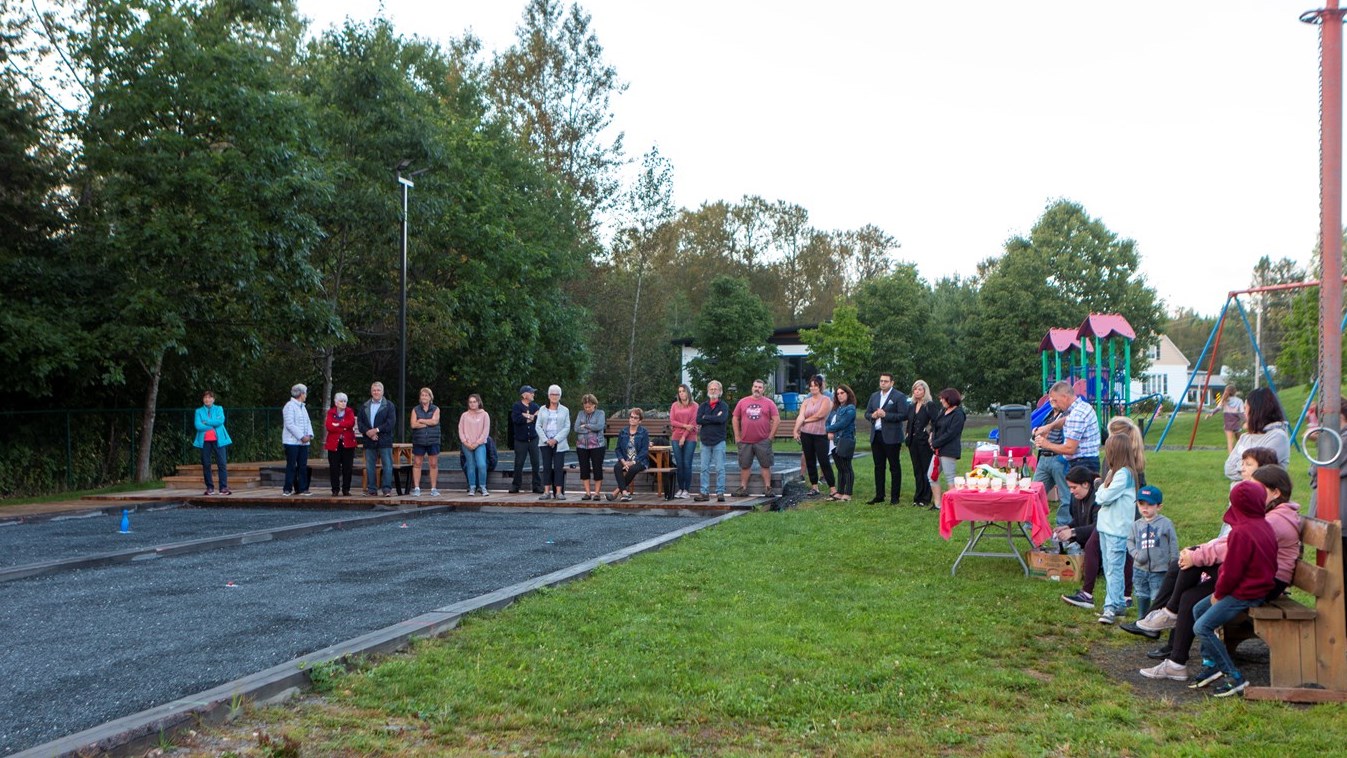 Saint-Simon-les-Mines inaugure ses nouveaux terrains de pétanque