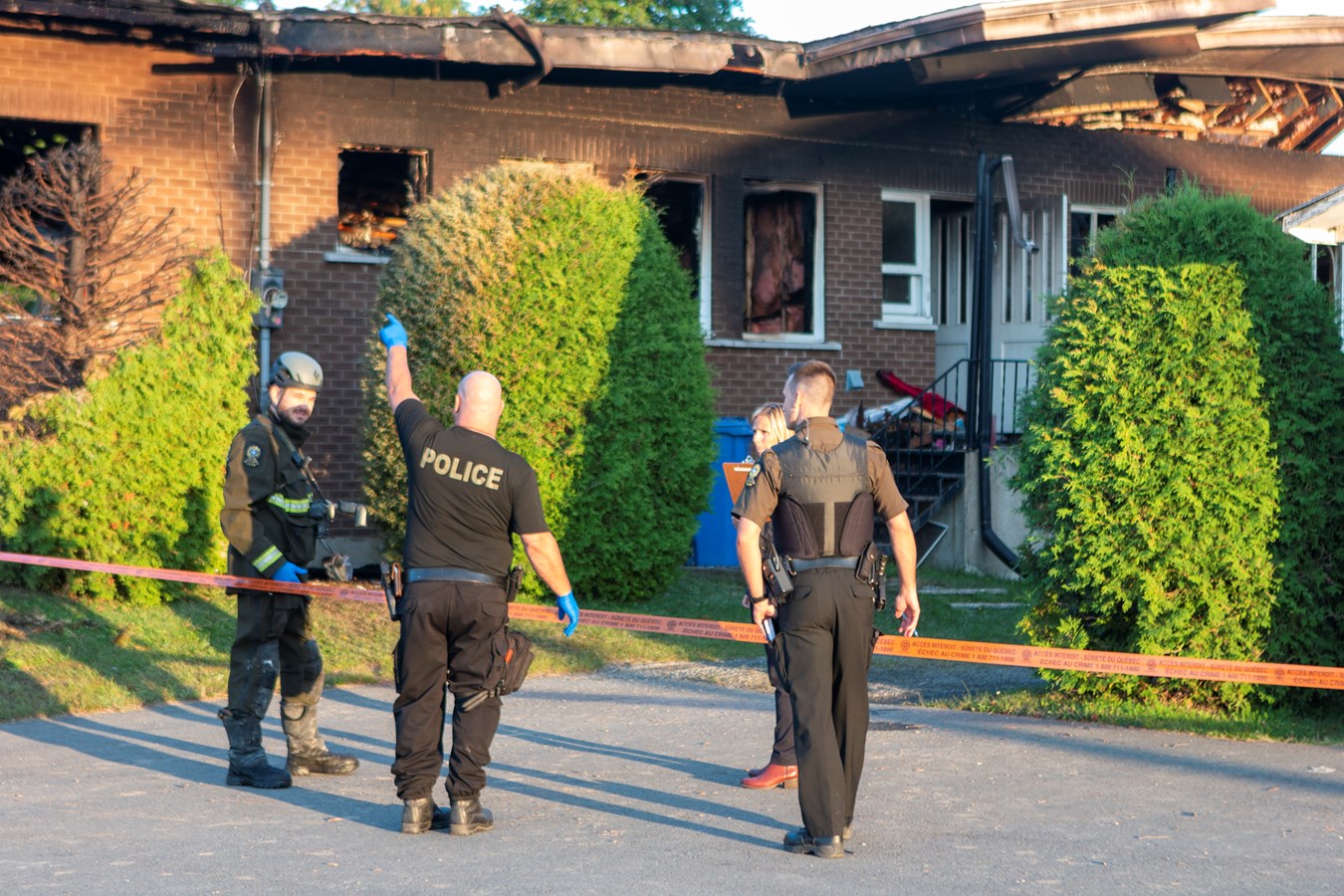 Incendie du presbytère de Saint-Benoit: l'enquête se poursuit