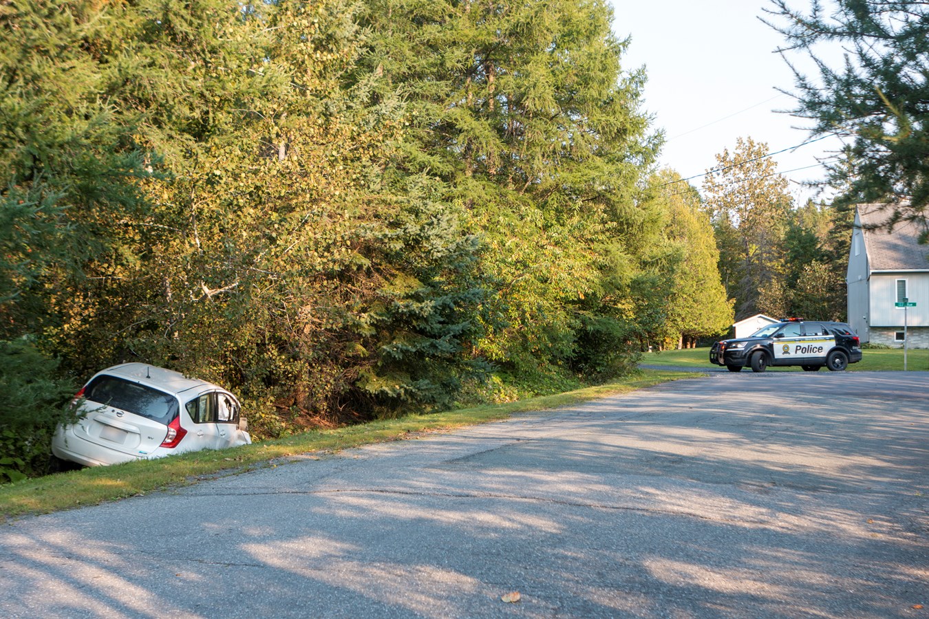 Deux blessés dans une sortie de route à Saint-Georges