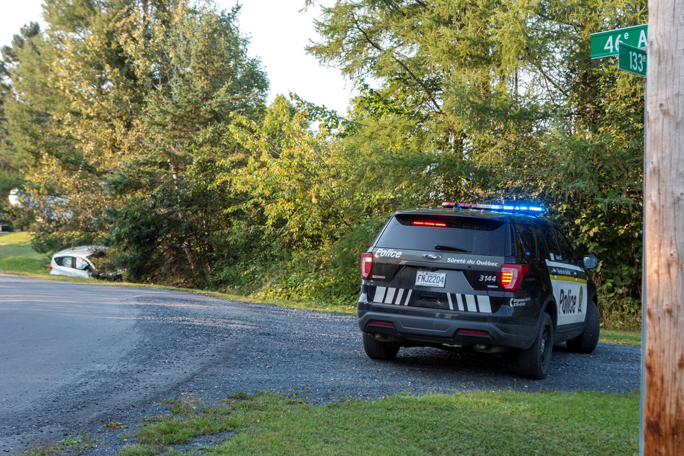 Deux blessés dans une sortie de route à Saint-Georges