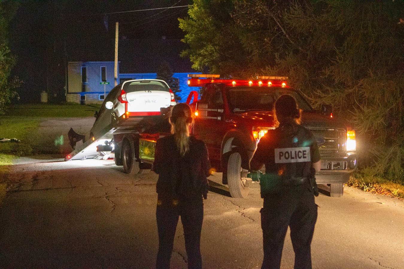 Deux blessés dans une sortie de route à Saint-Georges