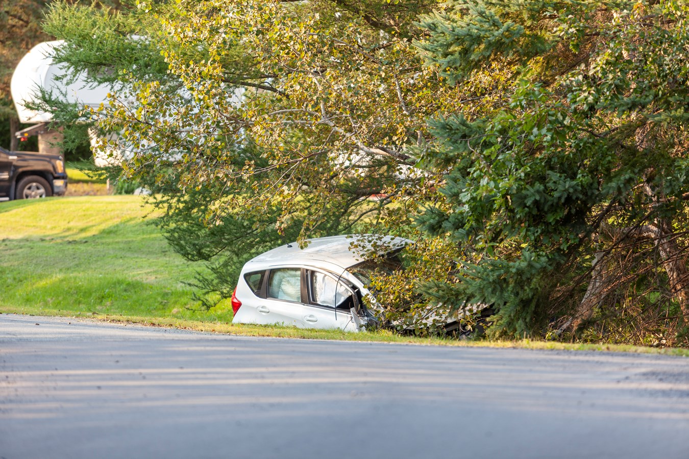 Deux blessés dans une sortie de route à Saint-Georges