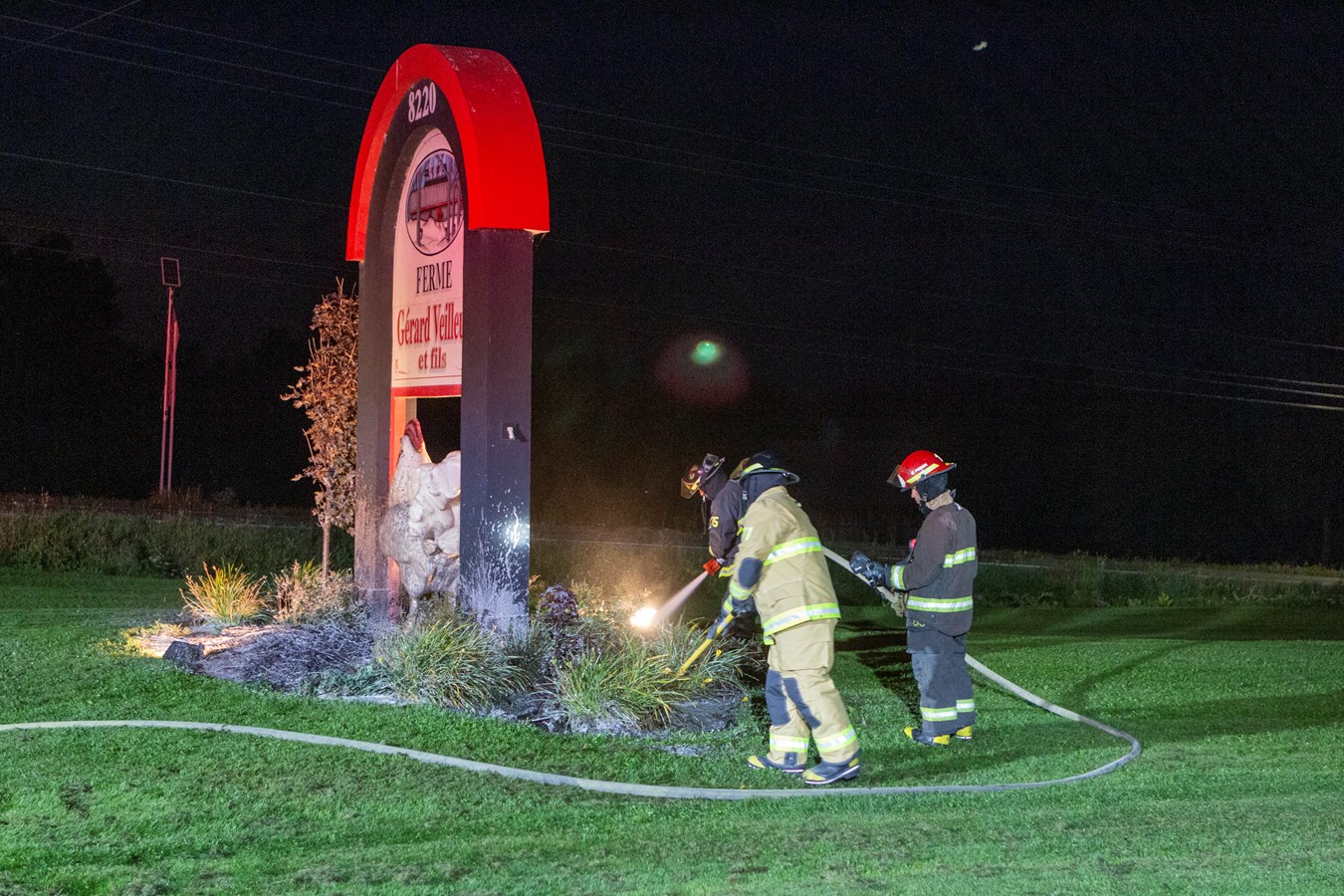 Deux blessés dans une sortie de route à Saint-Georges