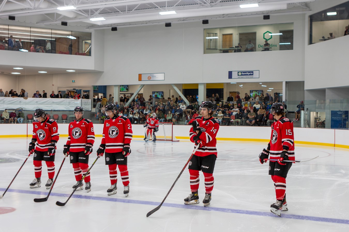 Un premier match au Centre Frameco de Saint-Joseph-de-Beauce