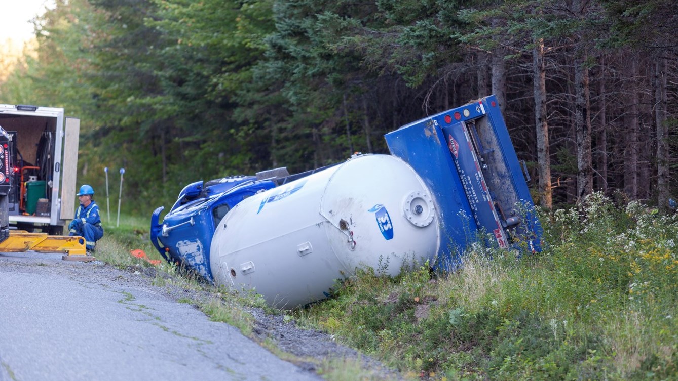 Accident citerne de propane 3e Rang Jersey Sud Saint-Martin