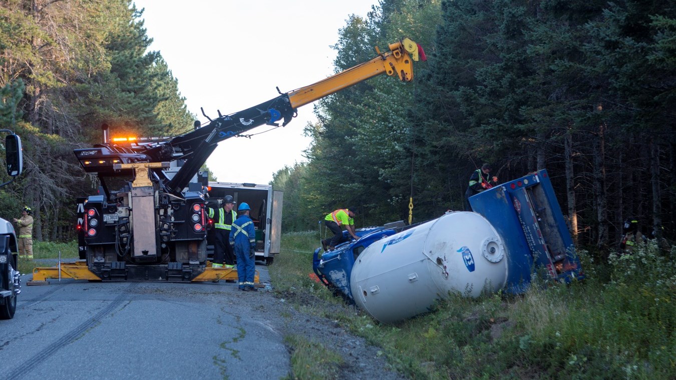 Accident citerne de propane 3e Rang Jersey Sud Saint-Martin