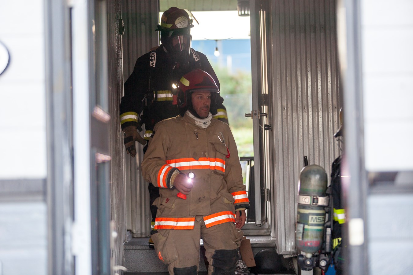 Incendie dans un garage résidentiel de Saint-Victor