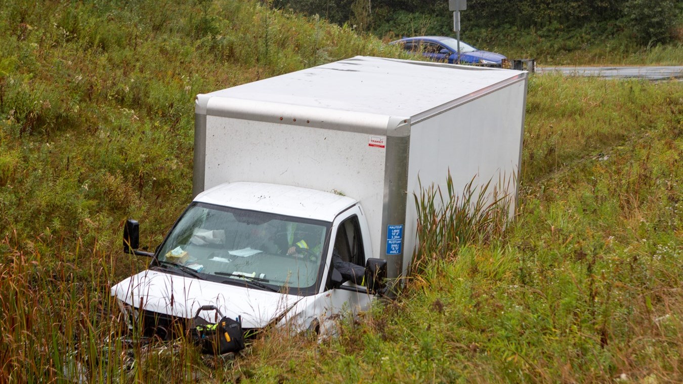 Collision entre un camion et un VUS à Beauceville
