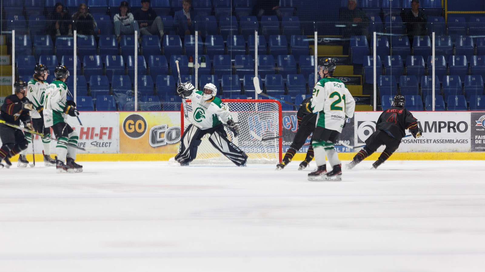Une murale des anciens Condors inaugurée au Centre sportif Lacroix-Dutil