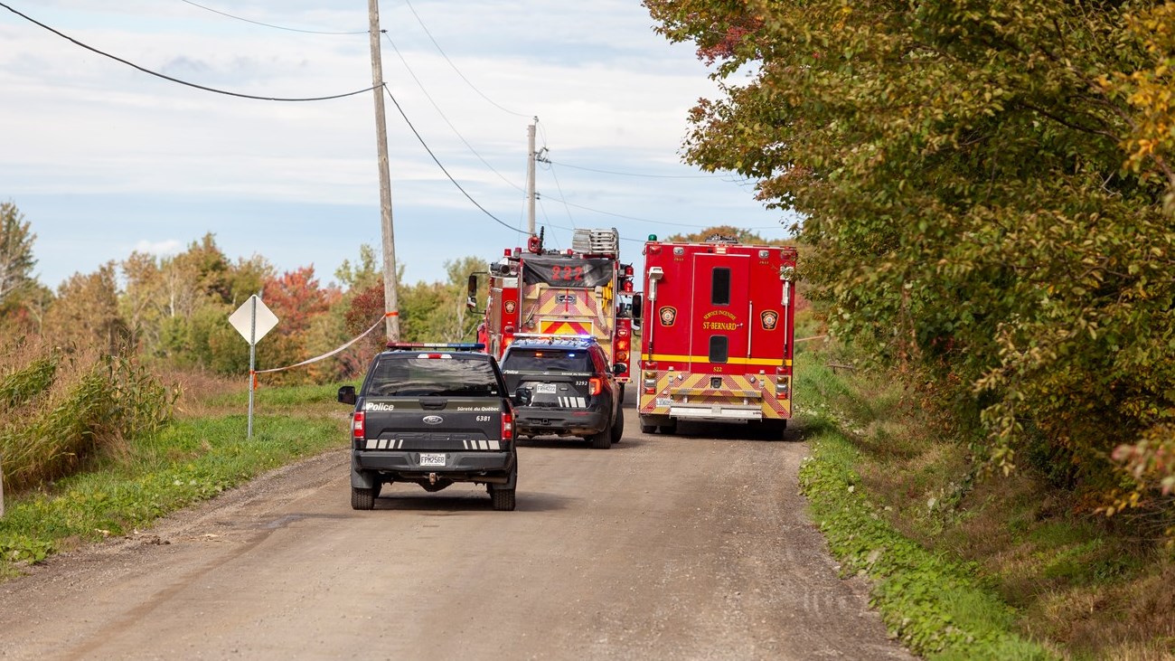 Un corps a été retrouvé à l'intérieur d'un véhicule incendié à Saint-Bernard