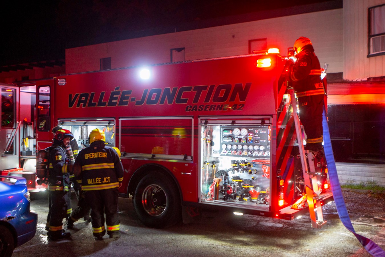 Collision sur la route 204 à Saint-Georges