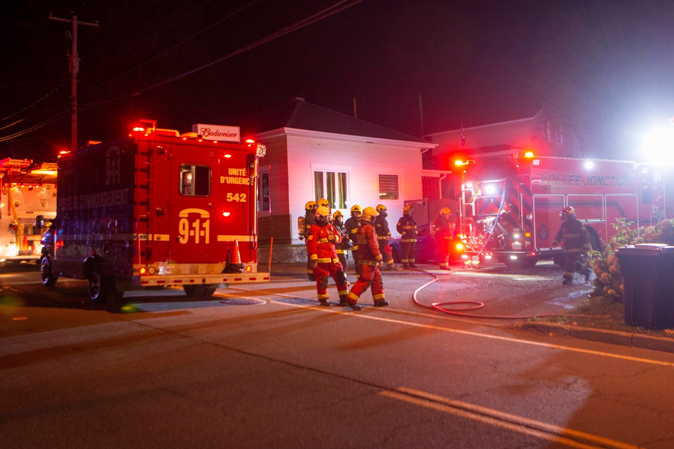 Collision sur la route 204 à Saint-Georges
