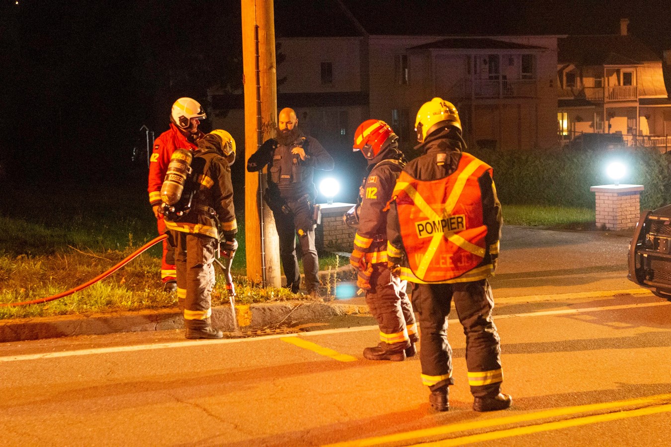 Collision sur la route 204 à Saint-Georges