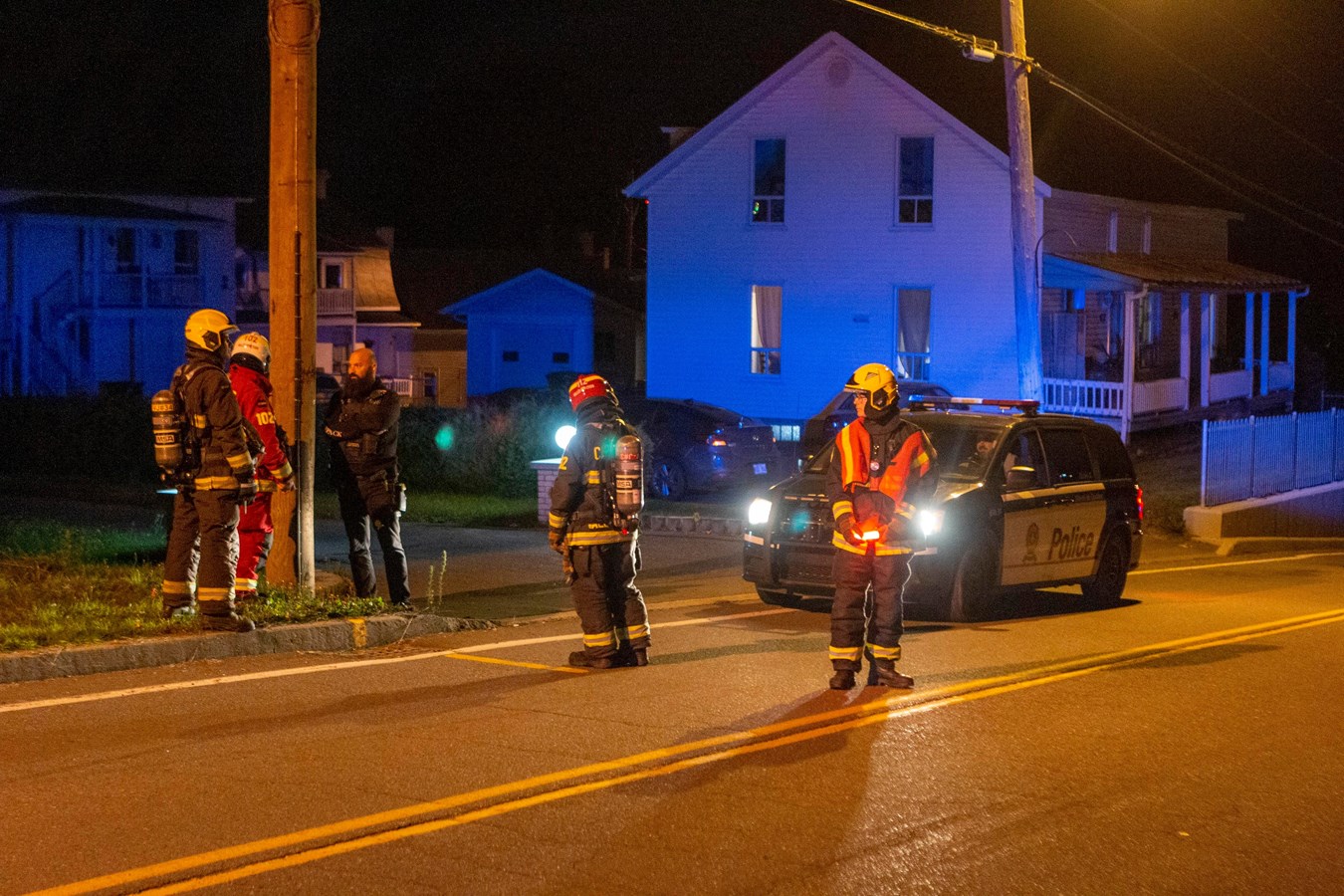 Collision sur la route 204 à Saint-Georges