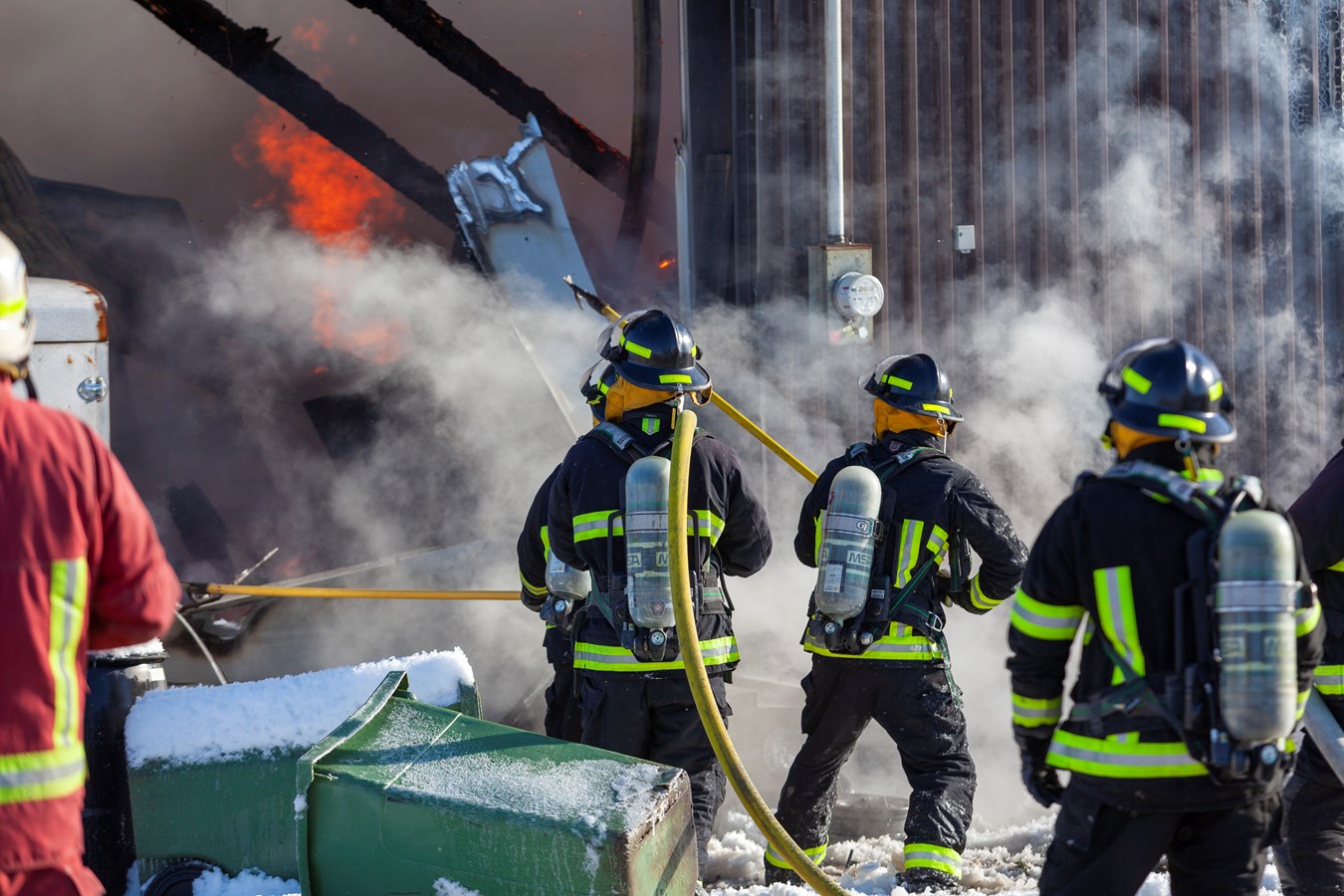 Un garage de Saint-Frédéric complètement détruit par le feu