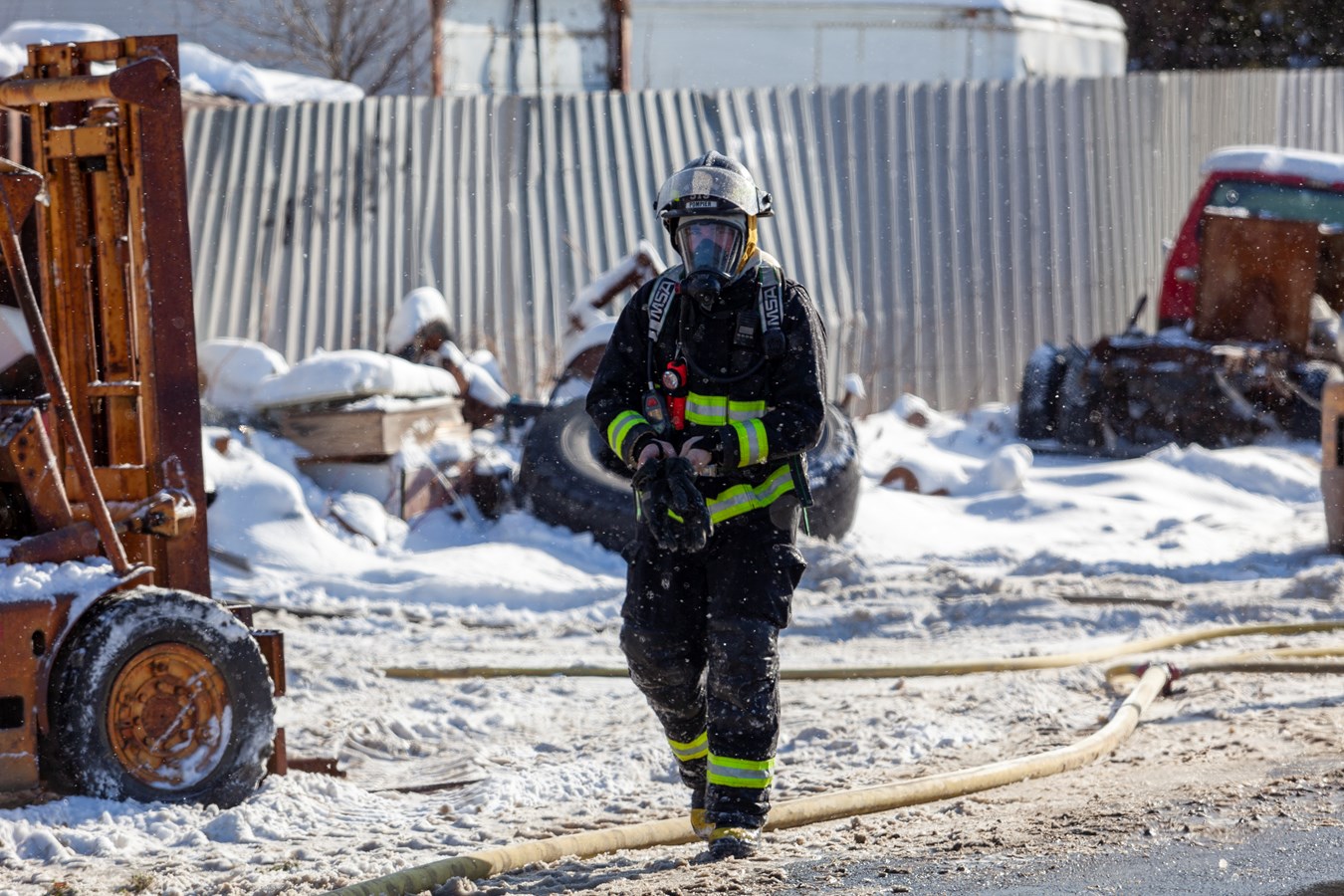 Un garage de Saint-Frédéric complètement détruit par le feu