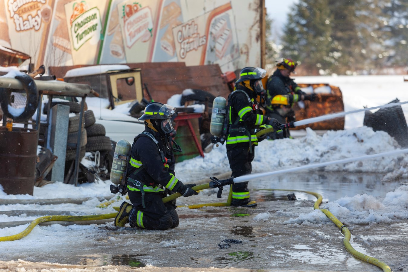 Un garage de Saint-Frédéric complètement détruit par le feu