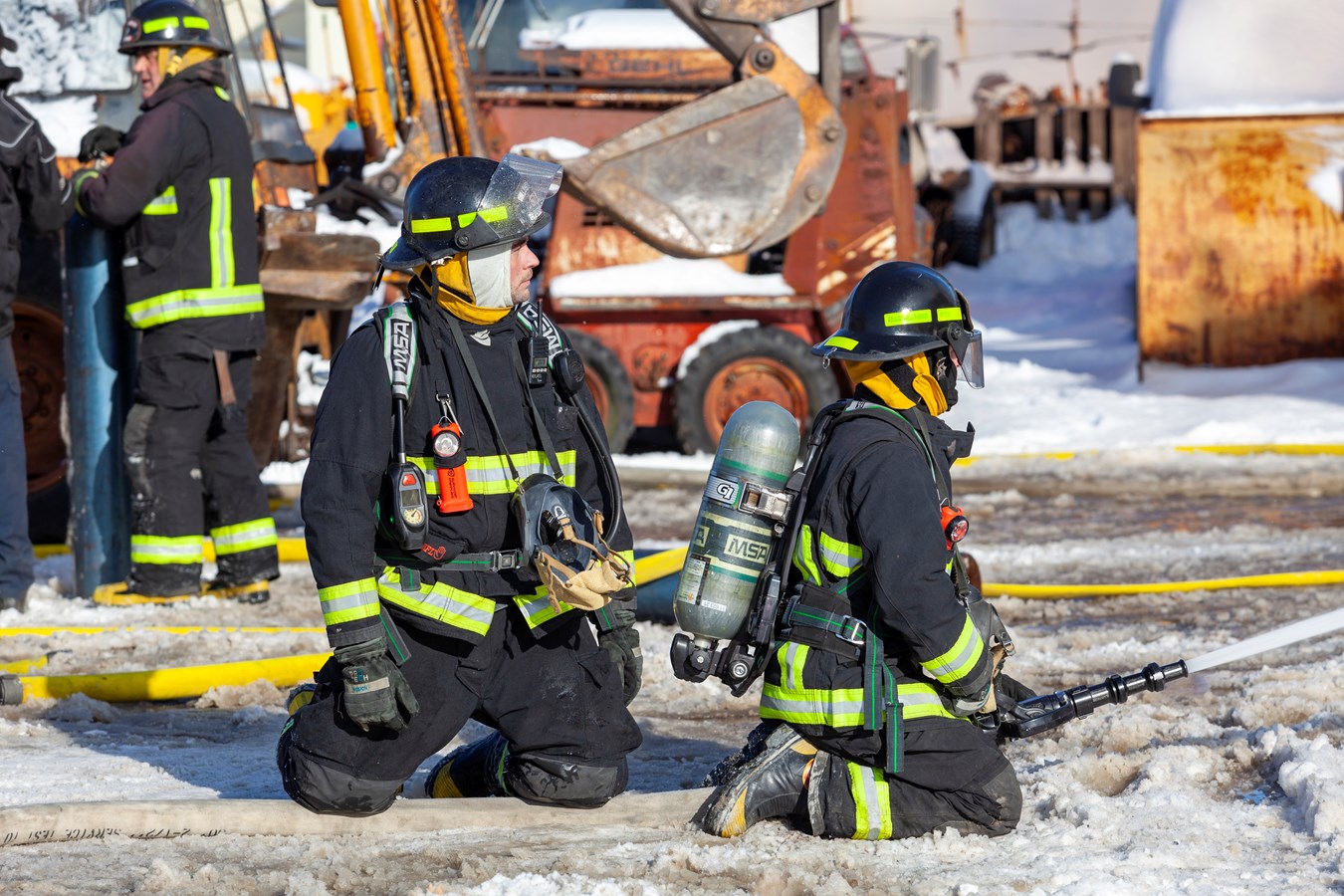 Un garage de Saint-Frédéric complètement détruit par le feu