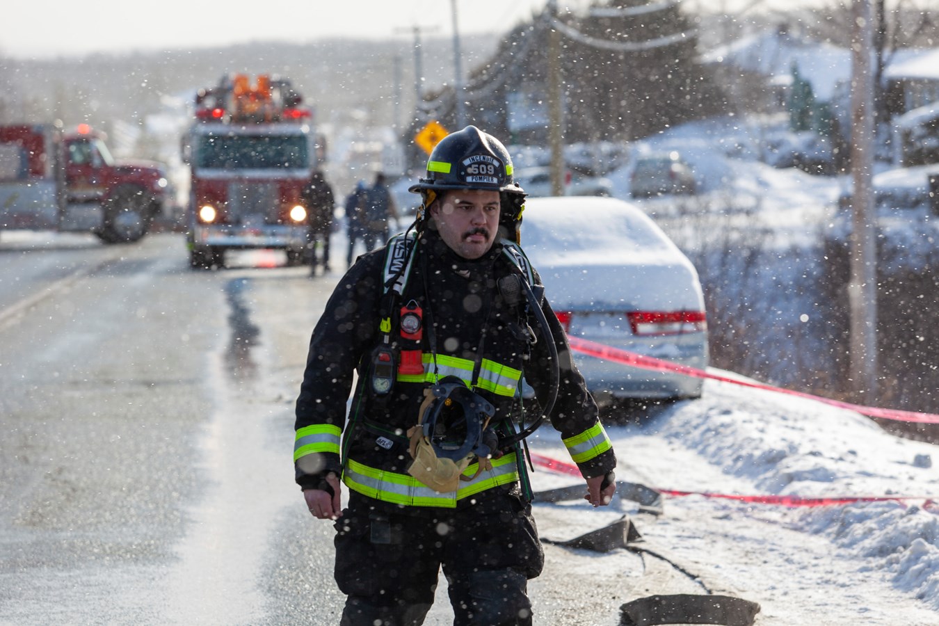 Un garage de Saint-Frédéric complètement détruit par le feu